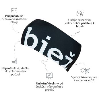 čelenka bjež ACTIVE black